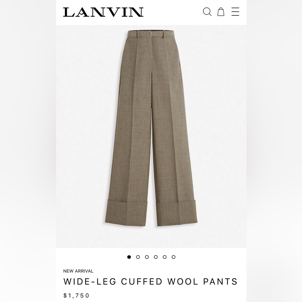 Lanvin Mens Trousers - Brown